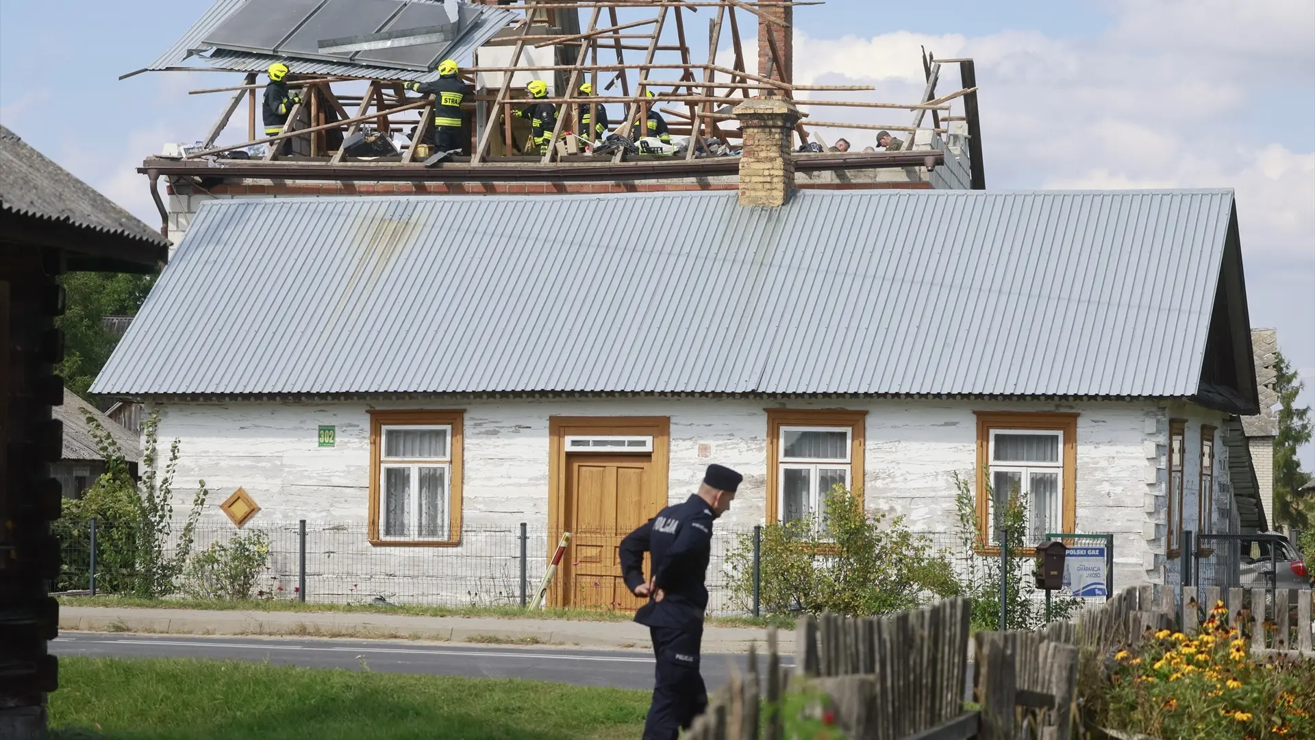 El único edificio dañado en la incursión de drones en Polonia no fue alcanzado por Rusia… sino por un misil de la OTAN