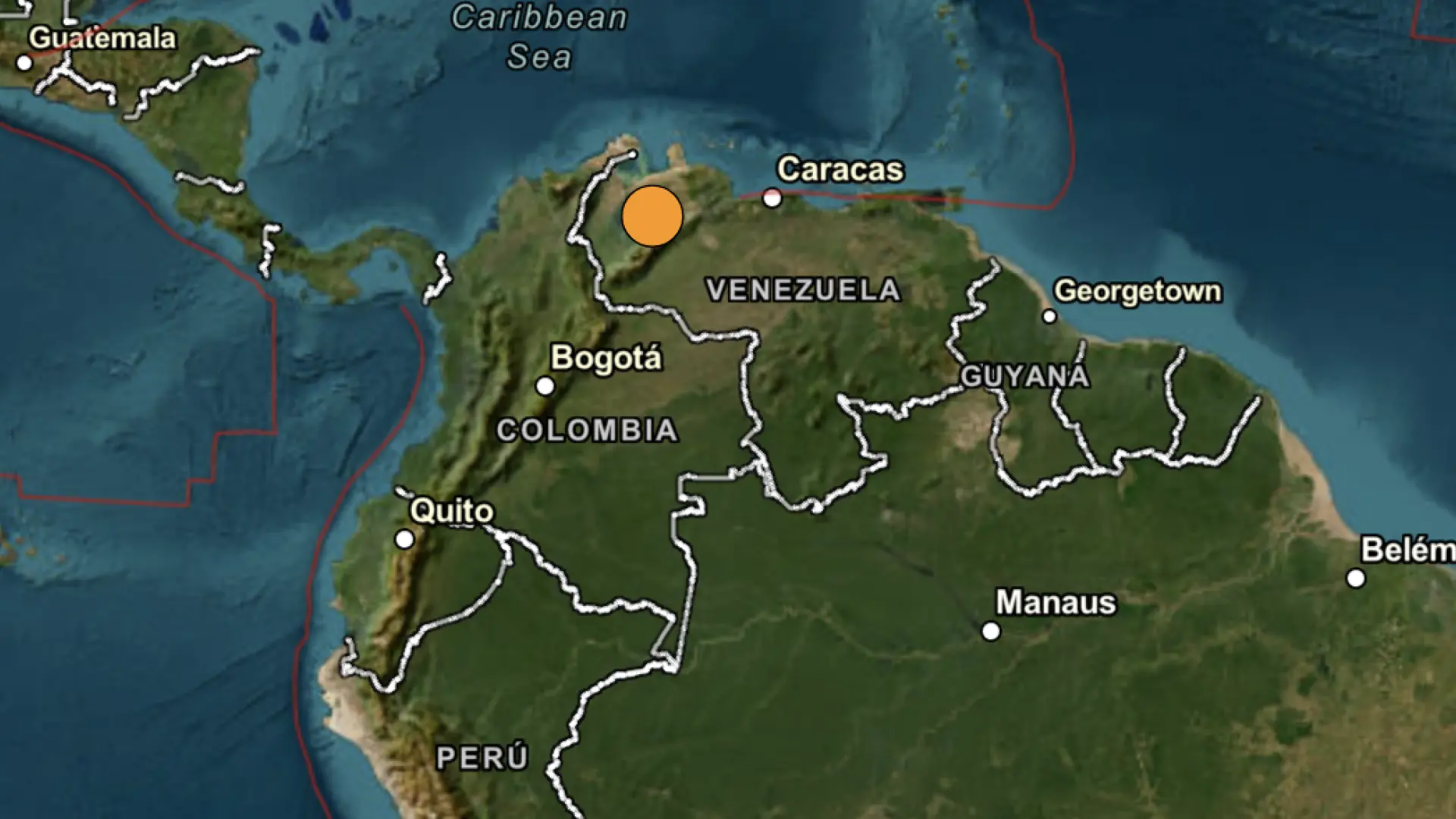 Un sismo de 5,4 sacude la región occidental de Venezuela