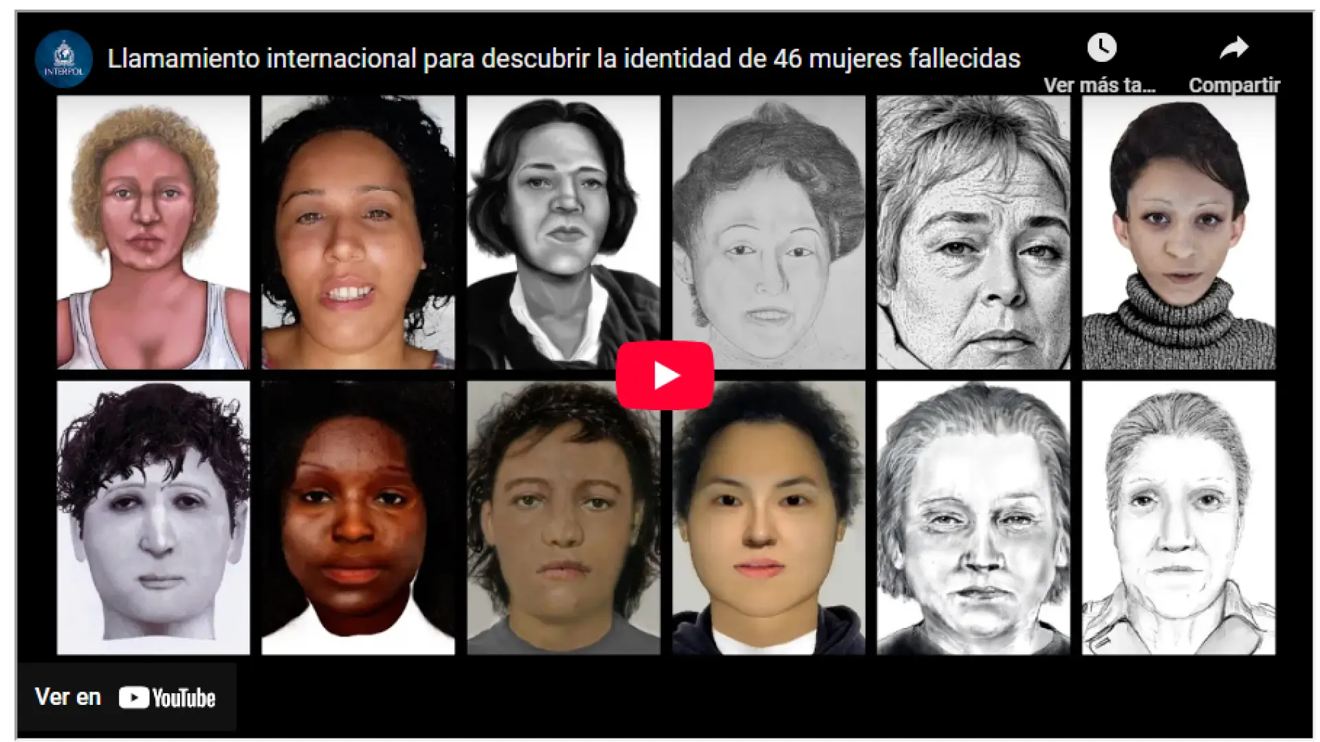 Así funciona 'Identify me', el programa de la Interpol para poner nombre a los cadáveres de mujeres sin identificar