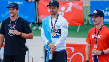 Maligno Torres sigue agrandando su leyenda: ganó el oro en el Campeonato Panamericano de BMX Freestyle en Perú