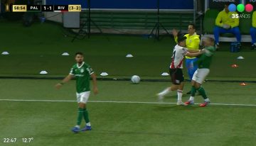 Marcos Acuña y otra reacción desmedida que lo deja marcado en la eliminación de River de un torneo internacional