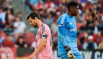 Lionel Messi frenó su racha en la MLS por culpa del arquero Sean Johnson, que le sacó el gol con cuatro atajadas y fue héroe del Toronto FC