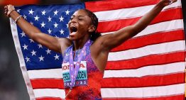 Mundial de atletismo de Tokio: Melissa Jefferson-Wooden voló sobre la pista del Estadio Olímpico  y es la nueva reina de la velocidad