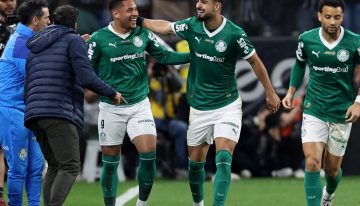 La temible dupla argentino-brasileña del Palmeiras que amenaza a River en la Copa Libertadores: 'Flaco' López y Vitor Roque