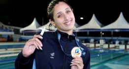 Agostina Hein arrasa en Brasil y ya suma seis oros en el Sudamericano Juvenil de natación