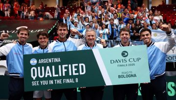 Se sorteó el Final 8 de la Copa Davis 2025: Argentina jugará con Alemania en cuartos y ya conoce su camino en Bolonia