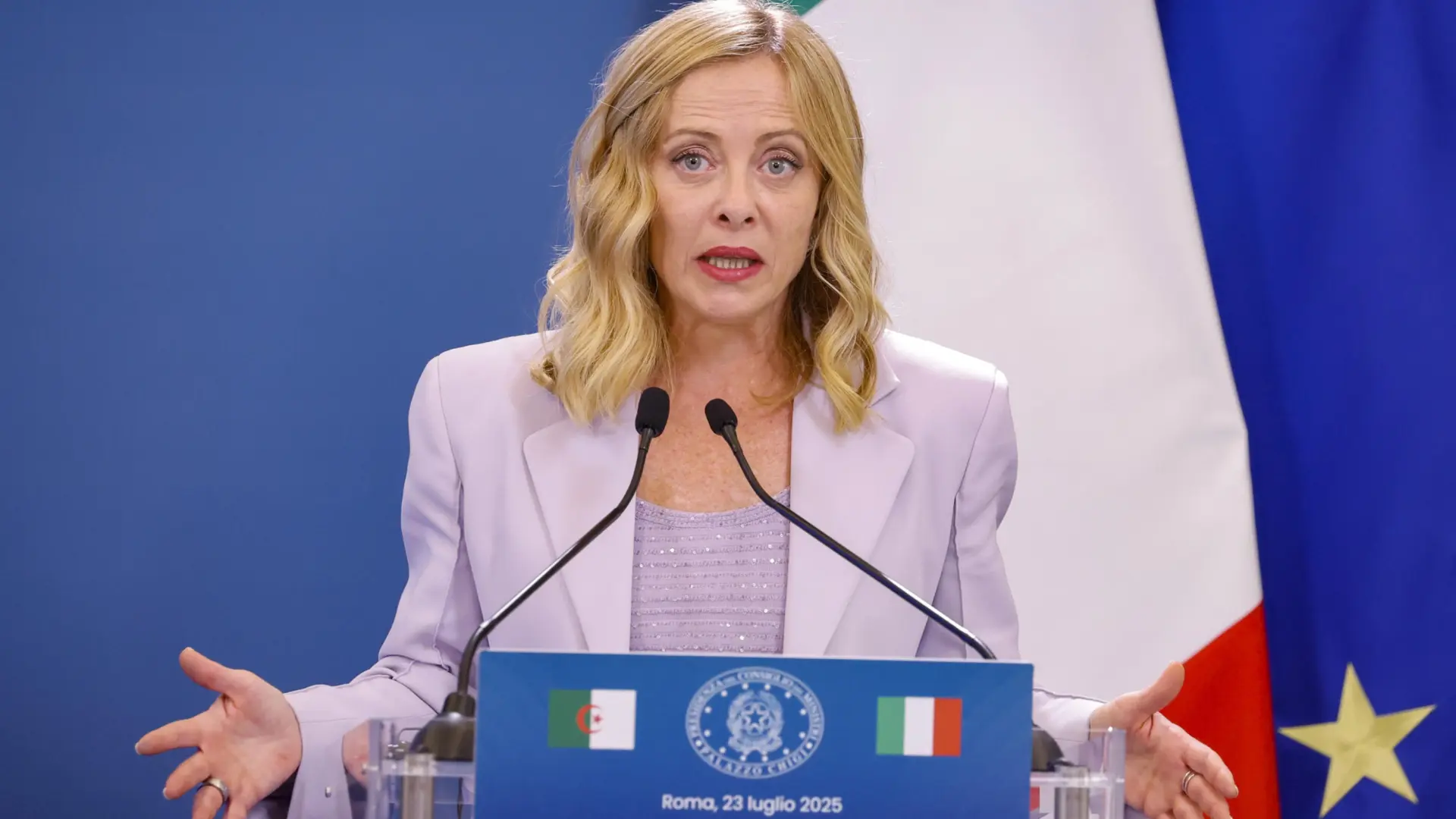 Meloni carga contra las políticas migratorias de ONU y la UE: «Protegen a criminales»