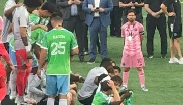 La noble actitud de Lionel Messi después de perder la final de la Leagues Cup con Inter Miami vs. Seattle Sounders