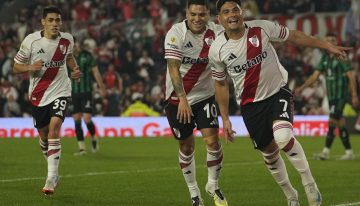 Maxi Salas, puro corazón: marcó un  golazo, otra vez fue figura en el triunfo de River y se vuelve clave para Gallardo