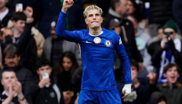Alejandro Garnacho convirtió su primer gol en el Chelsea con una gran definición