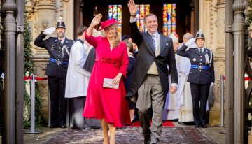 Estilismos sobrios y cierto aire español en las últimas celebraciones en Luxemburgo por los nuevos Grandes Duques Guillermo y Stéphanie