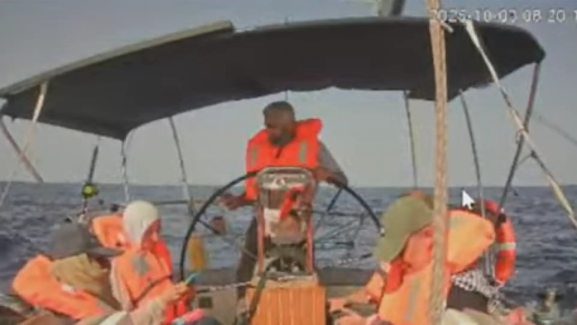 Sigue en directo la señal del Marinette, el último barco de la Flotilla que sigue navegando y se prepara para ser interceptado