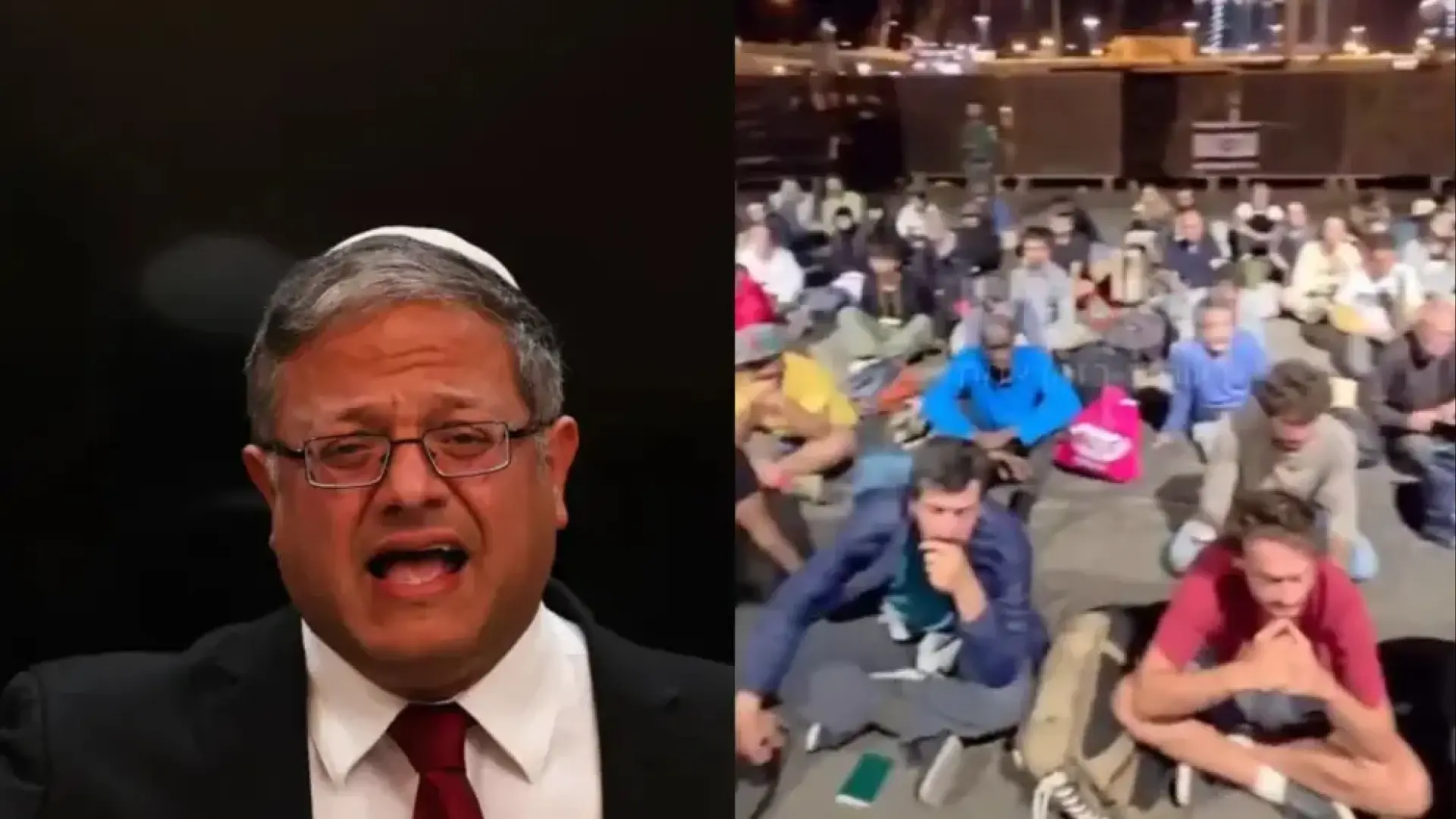 El ministro israelí Ben Gvir abronca a la cara a los activistas de la Flotilla detenidos: «¡Sois terroristas, apoyáis asesinos en Gaza!»