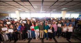 Entrega gobernador Rocha equipamiento para oficios del programa Saber Hacer