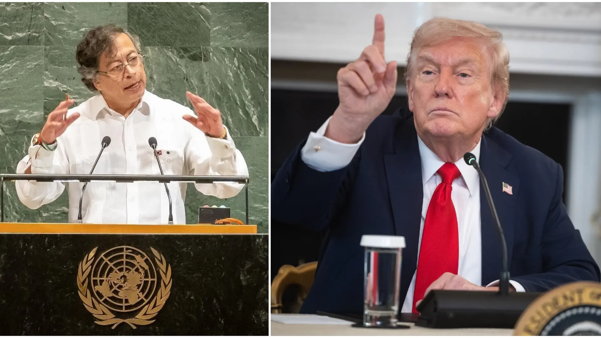 Acusaciones cruzadas: Petro culpa a Trump de abrir «un escenario de guerra» en el Caribe y EEUU le exige que se retracte