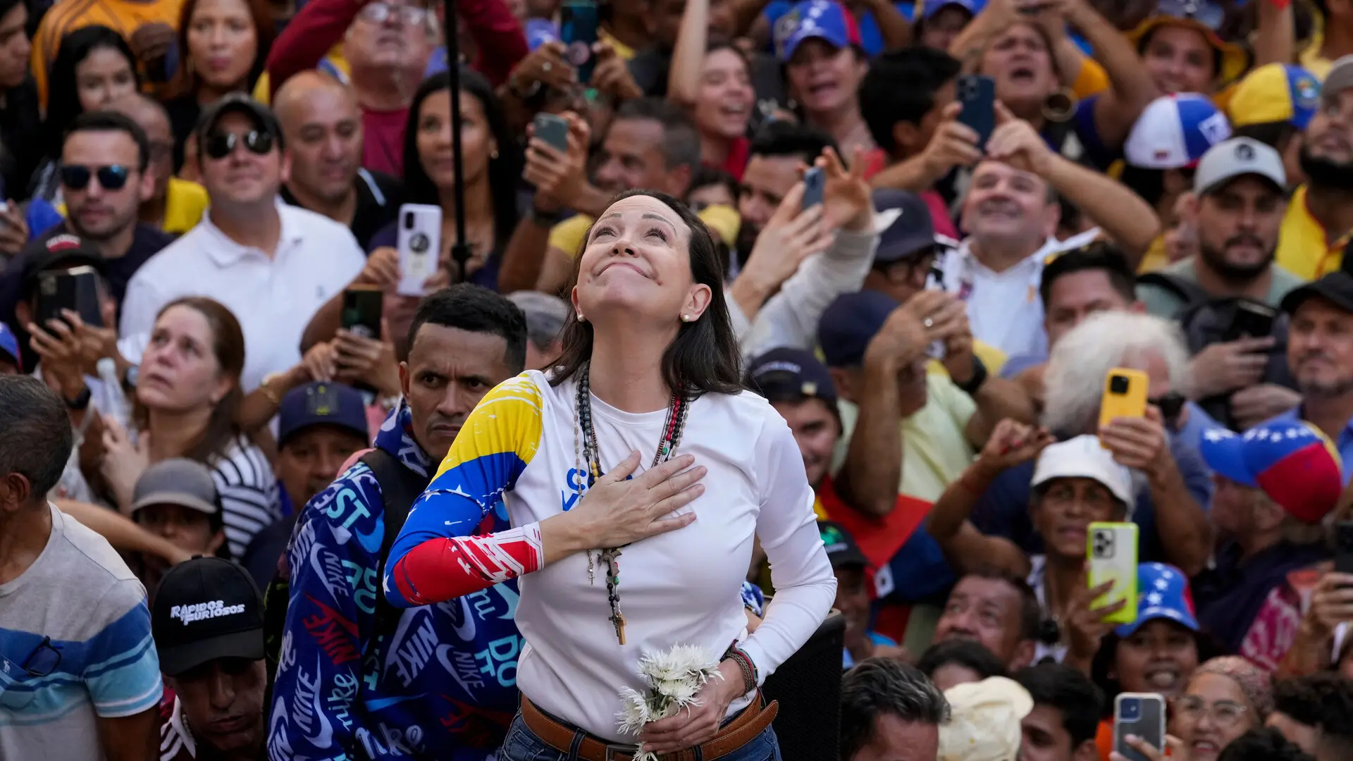 María Corina Machado dice que el Nobel de la Paz es un logro para toda Venezuela: «Estoy en shock, yo solo soy una persona»