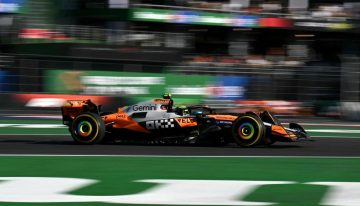 Lando Norris se emplea a fondo y domina la tercera práctica del GP de México