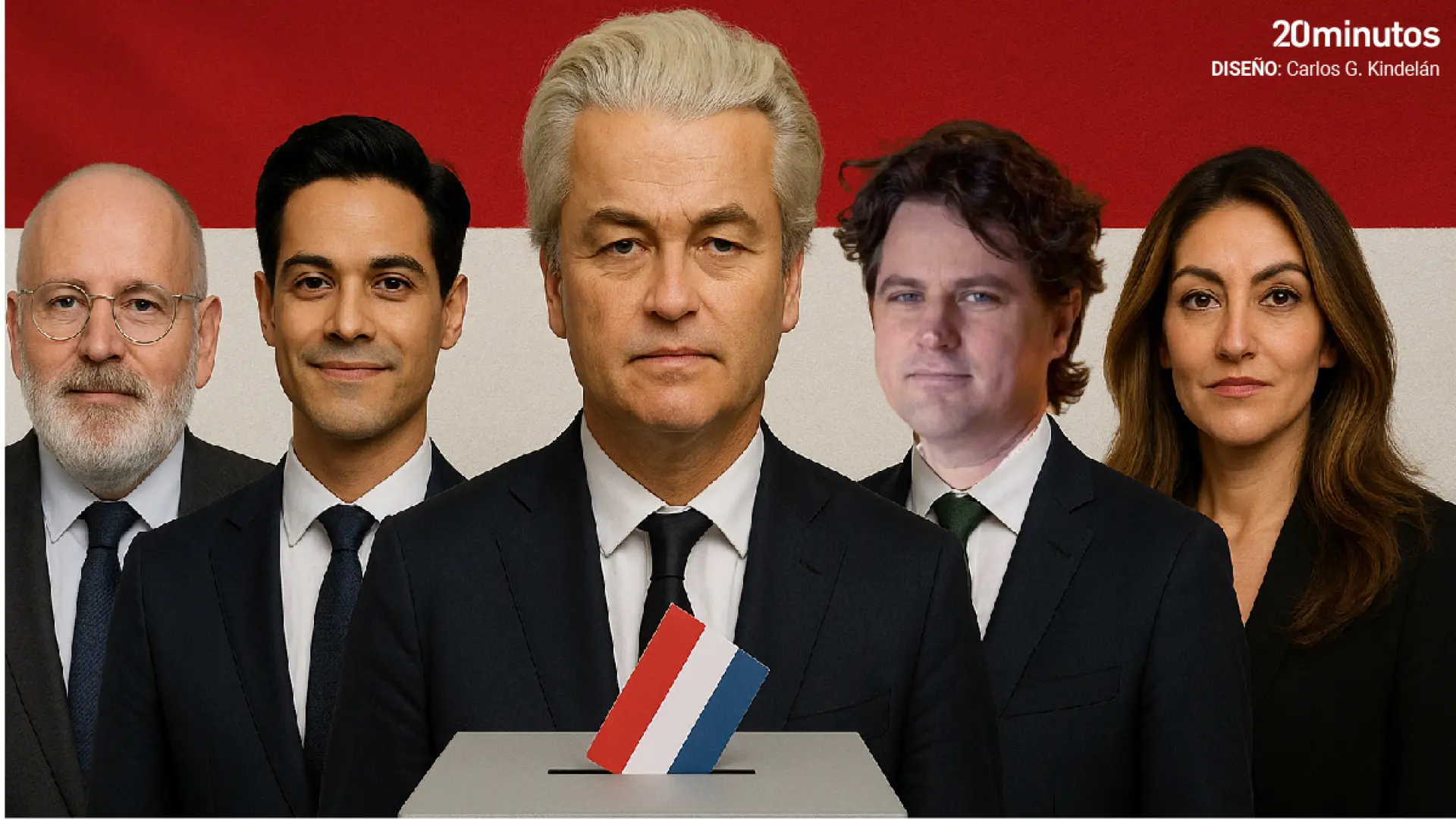 Estos son los candidatos principales en las elecciones del miércoles en Países Bajos: todos contra el favorito Geert Wilders