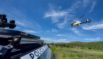 Con vigilancia aérea, se refuerza la seguridad en el estado de Aguascalientes