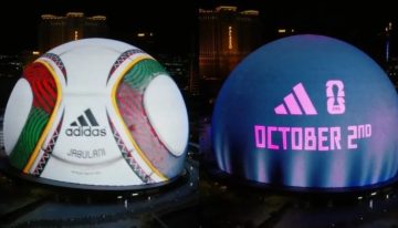 Mundial 2026: la espectacular proyección en el Sphere de Las Vegas para anunciar la pelota que se usará en la Copa del Mundo del próximo año