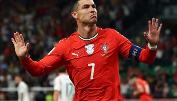 Cristiano Ronaldo marcó un doblete para Portugal y se metía en el Mundial 2026 pero Hungría lo amargó en la última del partido