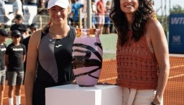 Solana Sierra volvió a gritar campeona en Mallorca con triple premio: Gabriela Sabatini le entregó el trofeo y termina 2025 como Top 100