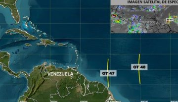 Dos potentes ondas tropicales avanzan hacia el mar Caribe