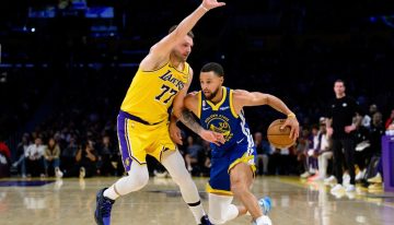 La NBA comenzó con dos partidazos: Doncic no pudo impedir la caída de los Lakers ante los Warriors de Curry y ganó el campeón, Oklahoma City