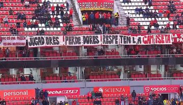 Comida para perros, silbidos y bandera contra los jugadores: así recibió su gente a Independiente