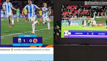 Lionel Messi y Dibu Martínez celebraron la clasificación de la Selección Argentina a la final del Mundial Sub 20