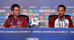 Pellegrino e Izquierdoz empezaron a jugar la final de la Copa Sudamericana: «Nos sentimos un equipo grande»