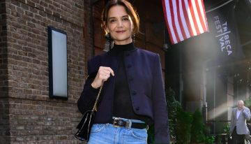 Katie Holmes tiene el look de vaqueros más fácil de copiar pero también el más cool (y barato)
