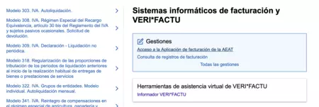 Acceso a Verifactu