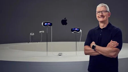 Tim Cook Vision Pro
