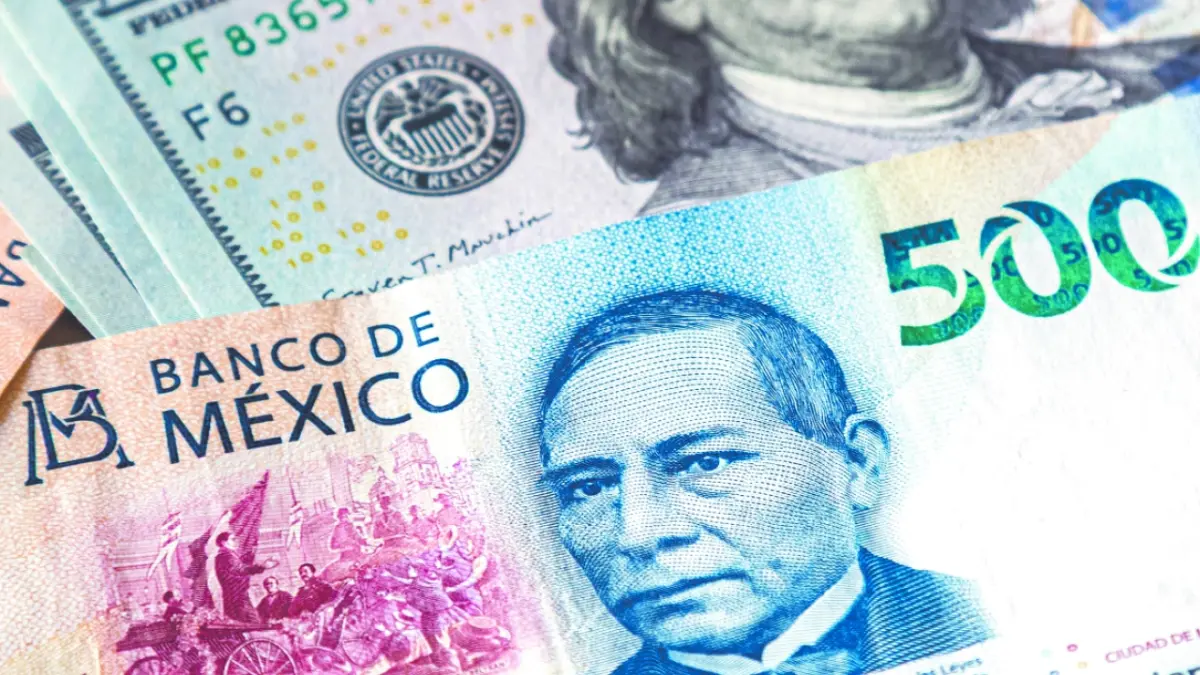Peso mexicano avanza frente al dólar tras cuatro jornadas consecutivas con pérdidas