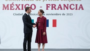 Macron invita a Sheinbaum a visitar Francia en 2026