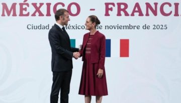 Macron invita a Sheinbaum a visitar Francia en 2026