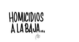 Homicidios a la baja