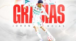 Colombiano Johan Rojas finaliza su relación con los Rayos de Necaxa