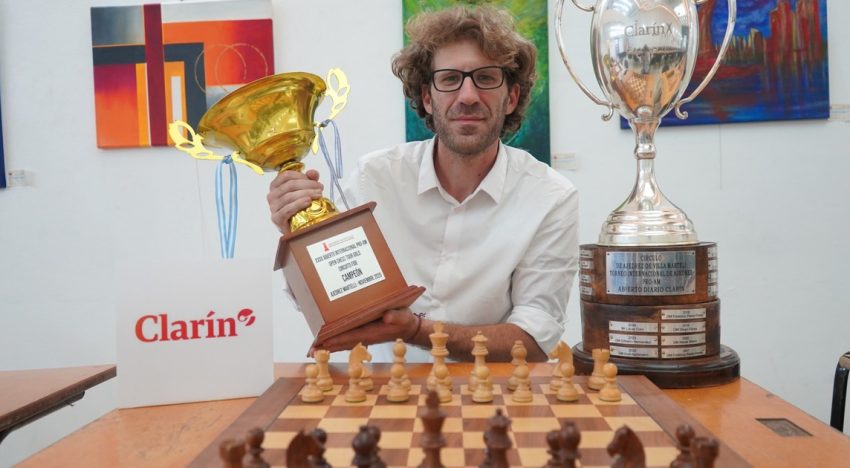 Robert Hungaski conquistó invicto la Copa Clarín de ajedrez en Villa Martelli