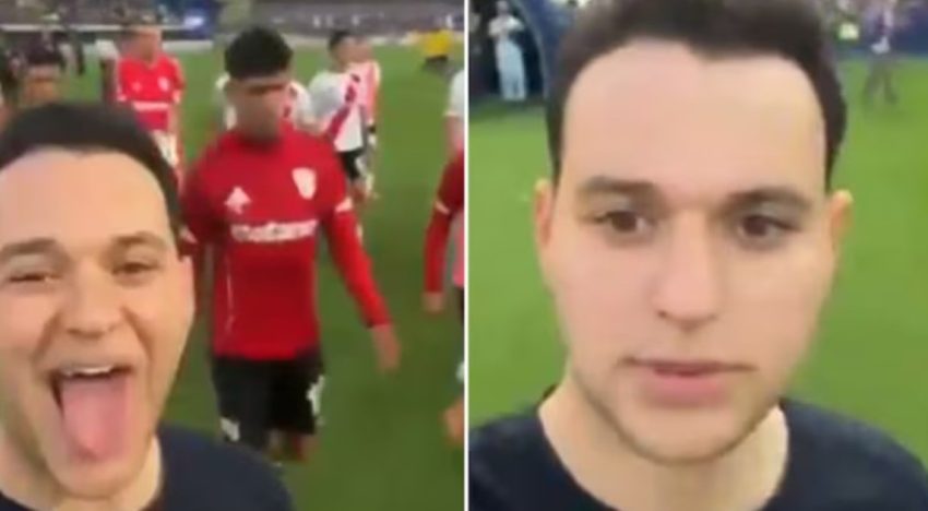 Quién es el joven que se hizo viral tras la agresión de Salas al final el Superclásico entre Boca y River: «No tuve intenciones de burlarme”