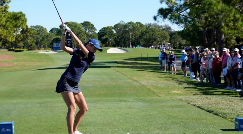 Cómo le fue a la nieta de Donald Trump en su estreno en el circuito mundial de golf