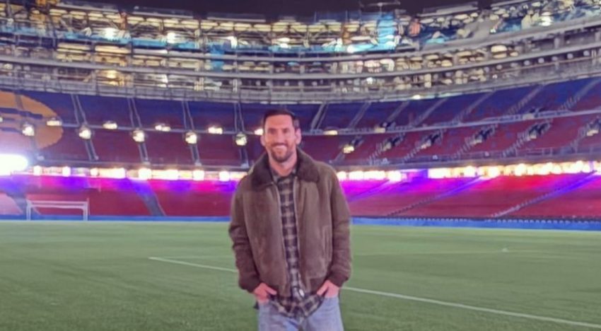 Lionel Messi fue al Camp Nou y le hizo un inesperado guiño a Barcelona: «Ojalá algún día pueda volver y no solo para despedirme como jugador»