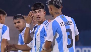 La Sub 17 de Argentina hizo una de la Scaloneta en el Mundial: el golazo de Ramiro Tulián, igualito al de Enzo Fernández también contra México y en Qatar