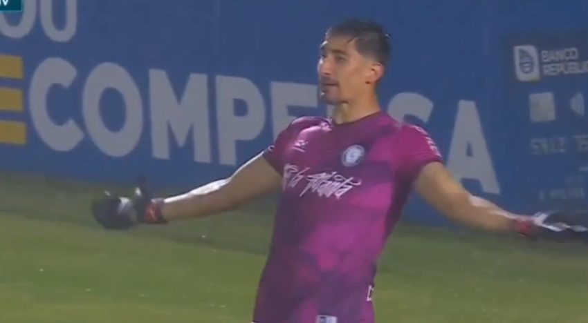El arquero argentino Gino Santilli metió un golazo de arco a arco en el fútbol uruguayo con Cerro Largo y sorprendió con su sinceridad
