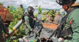 Fanb se adjudicó la destrucción de balsas y equipos de minería ilegal en un embalse de Bolívar