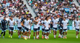 Con un Messi estelar y el himno argentino de fondo, la Selección entrenó en España ante 20 mil hinchas, en la previa del viaje a Angola