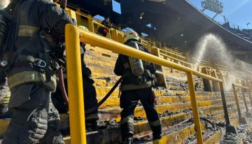Incendió en la Bombonera: el motivo del fuego en una de las populares de la cancha de Boca