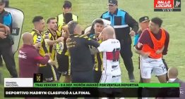 Batalla campal y gas pimienta en el Reducido de la Primera Nacional: Deportivo Madryn eliminó a Morón y hubo escándalo al final