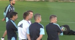 El gesto de Franco Mastantuono: viajó más de tres horas pese a estar lesionado para decir presente en el entrenamiento de la Selección Argentina